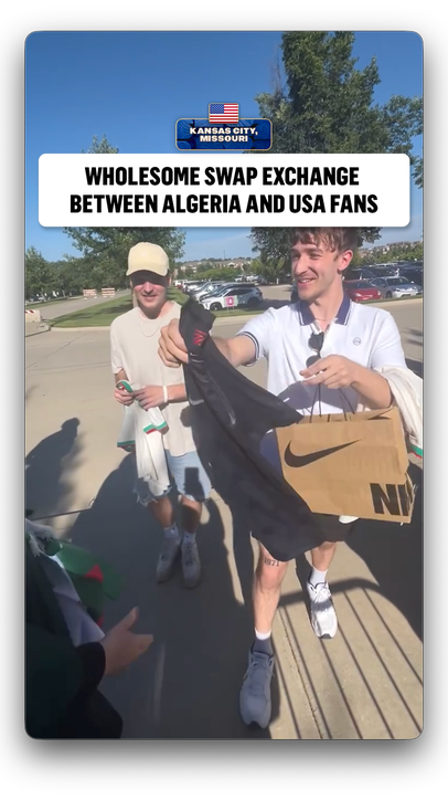 The beautiful game doing what it does best 🇩🇿🇺🇸 (via IG/lalgeriefikansascity)