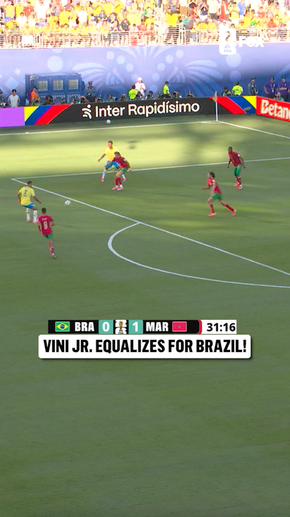 VINI JR. SCORES BRAZIL'S FIRST GOAL OF THE 2026 FIFA WORLD CUP! 🇧🇷