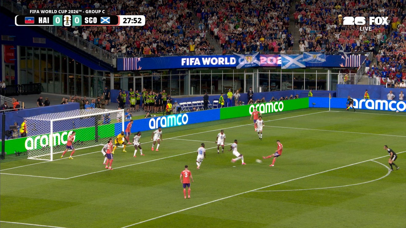 John McGinn scores Scotland’s first goal of 2026 FIFA World Cup™, taking lead over Haiti