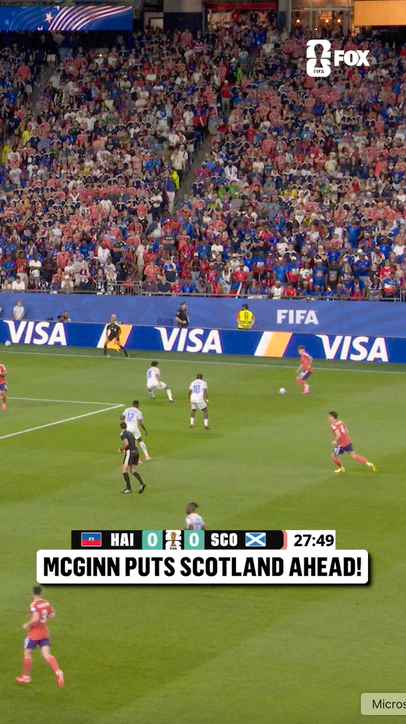 SUPER JOHN MCGINN 🏴 He scores Scotland's first FIFA World Cup goal in 28 years