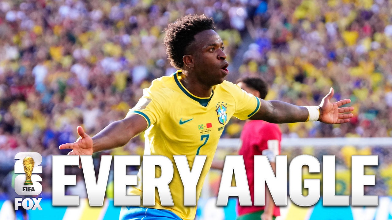 EVERY ANGLE of Vinícius Júnior GOAL 🔥 Brazil vs Morocco 2026 FIFA World Cup™