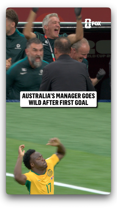 Tony Popovic was HYPED after Australia found the breakthrough 🇦🇺