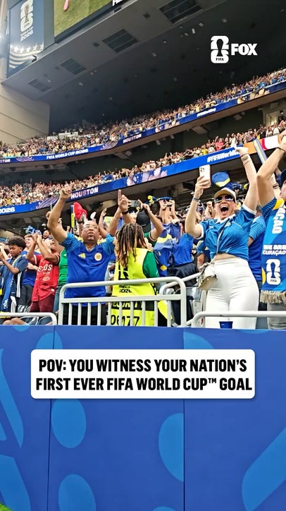 What a moment for the Curaçaoan fans in Houston 🇨🇼
