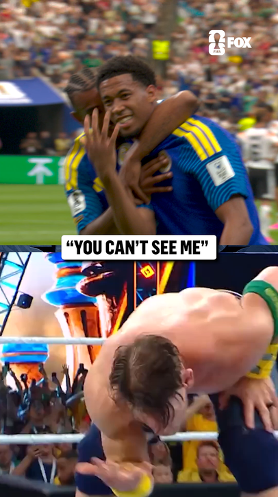 Livano Comenencia channeled his inner @johncena after scoring Curaçao's first-ever FIFA World Cup goal 🇨🇼