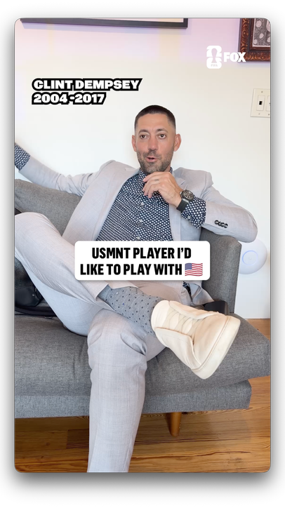 Past meets present 🇺🇸  Former @USMNT stars @clintdempsey, @sachklejstan, @stuholden, and @bguzan list some current players they would like to play with