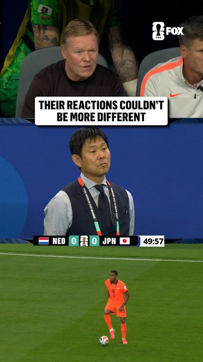 The Dutch bench erupted. Japan's coach barely blinked. 🇳🇱🇯🇵