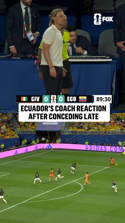 Heartbreaking ending for Ecuador head coach Sebastián Beccacece