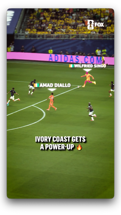 Ivory Coast leveled up their game in the 90th minute to secure the win over Ecuador 🎮