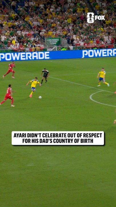 Born to a Tunisian father, Yasin Ayari chose not to celebrate his goal for Sweden against Tunisia