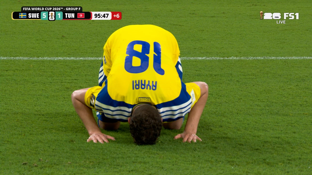 Sweden’s Yasin Ayari scores his second goal of game, sealing win over Tunisia | 2026 FIFA World Cup™