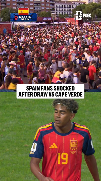 Spain watch party stunned as the final whistle blows 🇪🇸