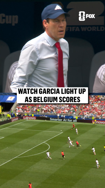 Garcia was READY for that goal 😤