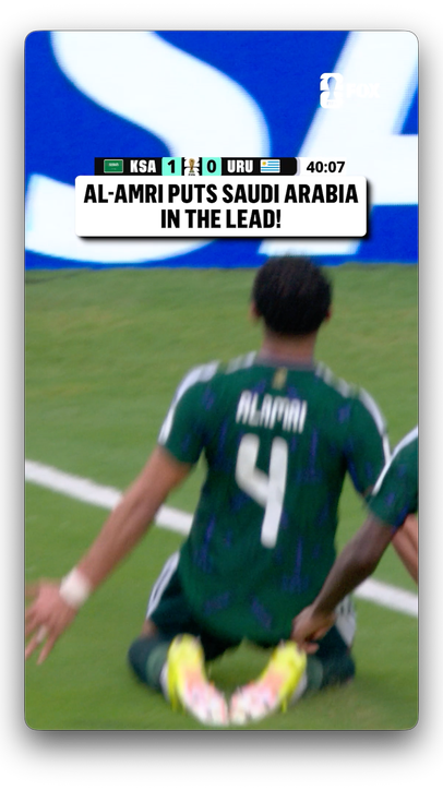 SAUDI ARABIA FINDS ITS FIRST GOAL OF THE 2026 FIFA WORLD CUP!