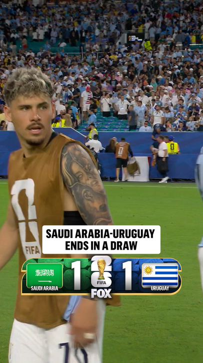 Saudi Arabia and Uruguay share points in Miami