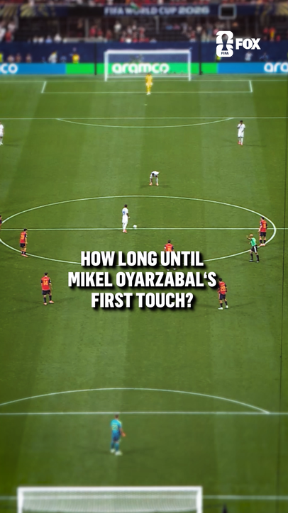 Spain's Mikel Oyarzabal is the first player on record since 1966 to play the first 30 minutes of a FIFA World Cup match without touching the ball once