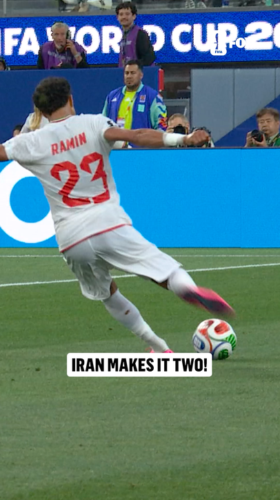 A wonderful ball in and Mohebi headed it home 🇮🇷
