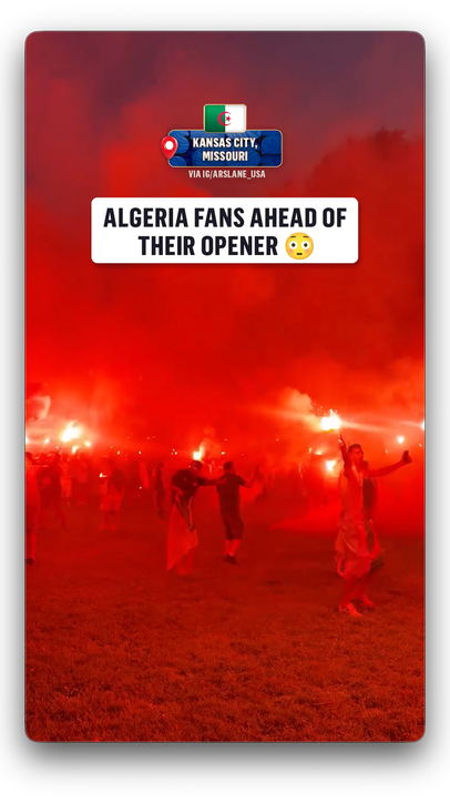 Algeria has brought the energy to Times Square 🇩🇿  (via X/owen11154)