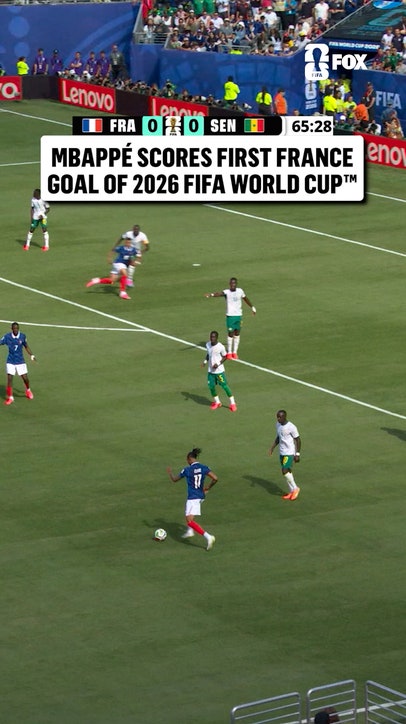 MAGIC MBAPPÉ 🇫🇷 He scores his first goal of the 2026 FIFA World Cup for France