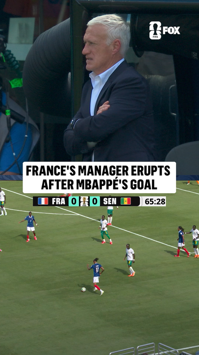 Didier Deschamps LOVED Mbappé's opening goal for France 🇫🇷
