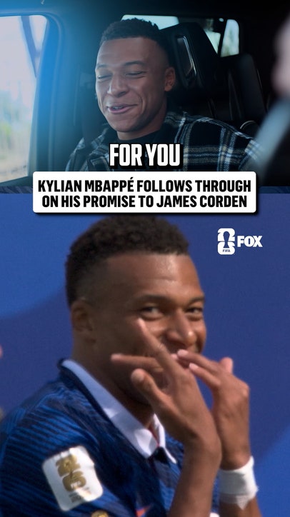 Kylian Mbappé actually brought out the flute celly thanks to After Hours with James Corden 🇫🇷