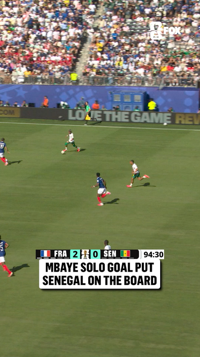 Mbaye just became the youngest African player to score in a FIFA World Cup