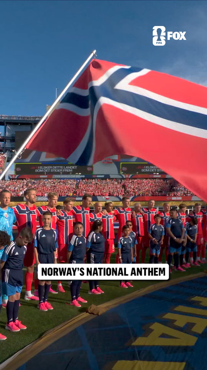 Norway hears its national anthem at the FIFA World Cup for the first time since 1998 🇳🇴