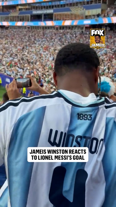 Jameis Winston had the best angle of Messi's golazo 🇦🇷