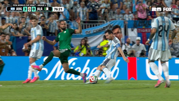 Lionel Messi completes hat trick vs. Algeria, tying Germany's Miroslav Klose's all-time men's FIFA World Cup™ scoring record