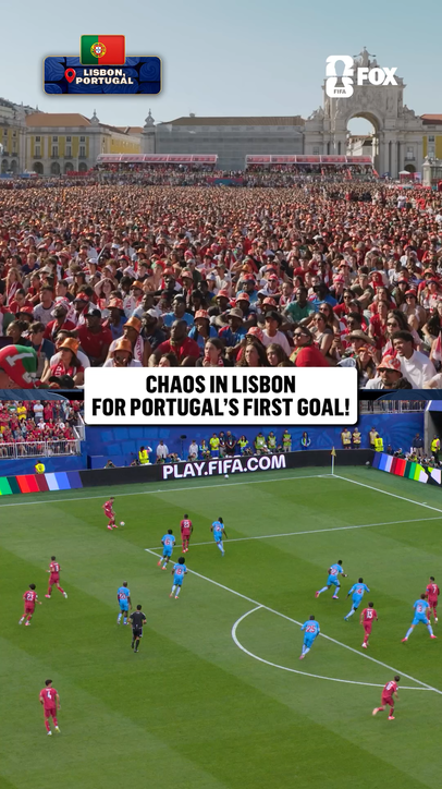 Lisbon ERUPTS after João Neves puts Portugal in front first 🇵🇹