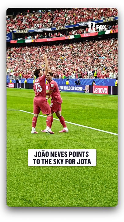 João Neves pays tribute to Diogo Jota after his celebration