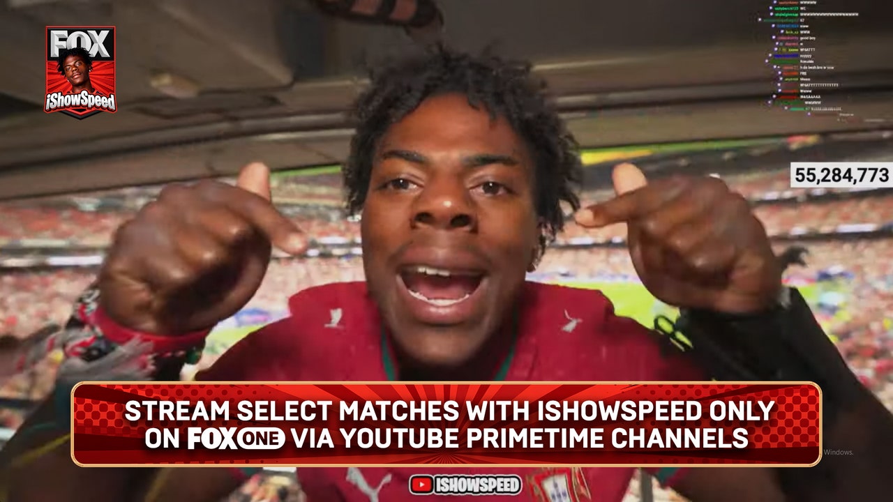 Stream select FIFA World Cup matches with IShowSpeed only on FOX One via YouTube Primetime channels