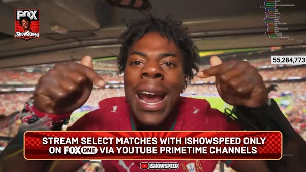 Stream select FIFA World Cup matches with IShowSpeed only on FOX One via YouTube Primetime channels