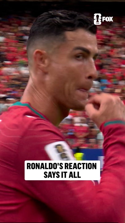 Ronaldo was stunned after drawing DR Congo in Portugal's FIFA World Cup opener 🇵🇹
