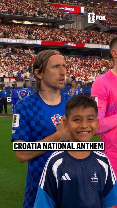 Croatia’s national anthem plays for the first time at the 2026 FIFA World Cup 🇭🇷