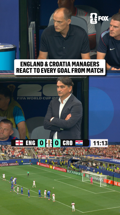 A rollercoaster of emotions for these two managers 🏴󠁧󠁢󠁥󠁮󠁧󠁿🇭🇷