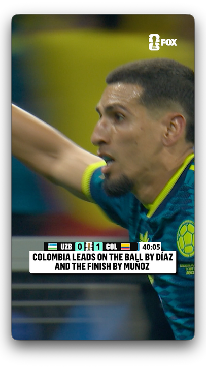 COLOMBIA HAS ITS FIRST GOAL OF THE 2026 FIFA WORLD CUP! 🇨🇴  An exquisite touch from Muñoz to guide the ball into the back of the net