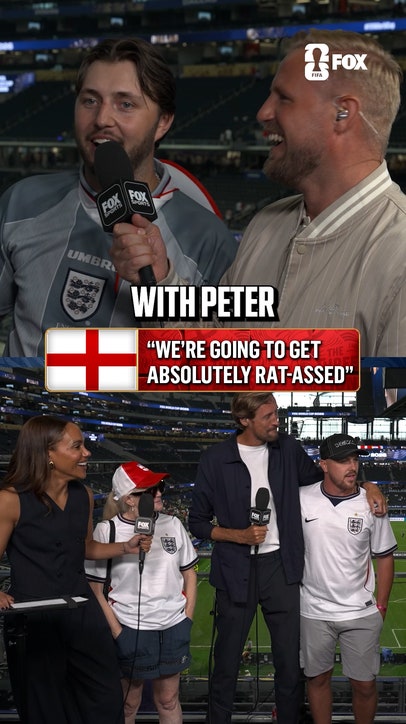 These England fans are living it up in Texas 😂