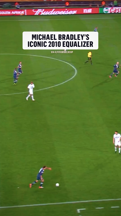 On this day in 2010, Michael Bradley scored an equalizer in the 81st-minute of USA's matchup against Slovenia