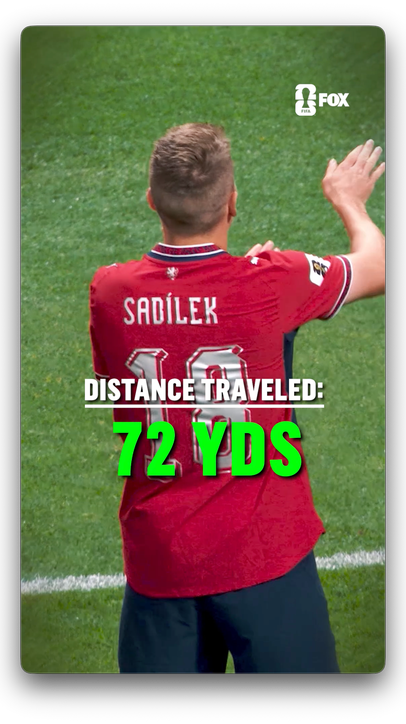 Michal Sadílek covered how much distance?! 🤯