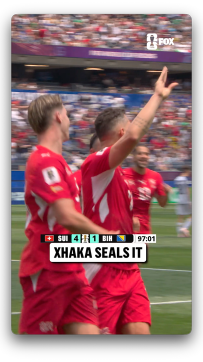 Granit Xhaka puts the exclamation point on this one  He converts his penalty and make it 4-1 for Switzerland