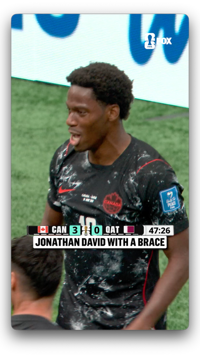It's a brace for Jonathan David  Canada are beginning to run away with it in the first half! 🇨🇦