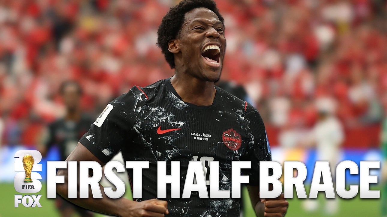 Canada’s Jonathan David  Scores Two Goals in First Half vs Qatar 🇨🇦 2026 FIFA World Cup™
