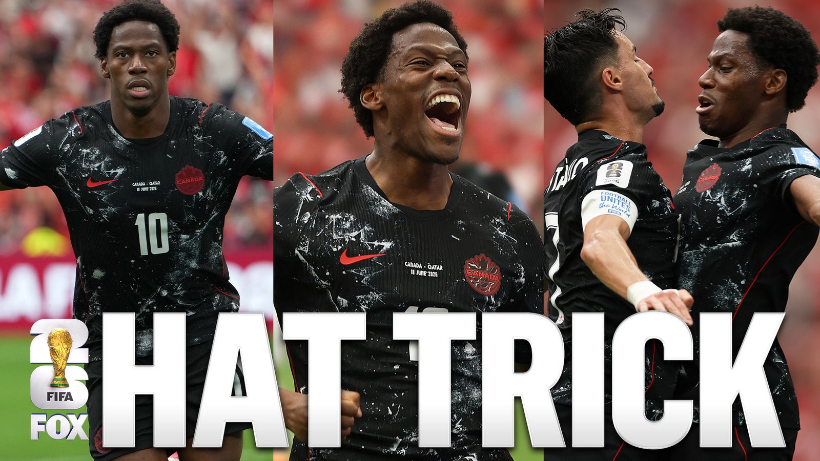 Canada’s Jonathan David Scores Hat Trick vs Qatar 🇨🇦 2026 FIFA World Cup™