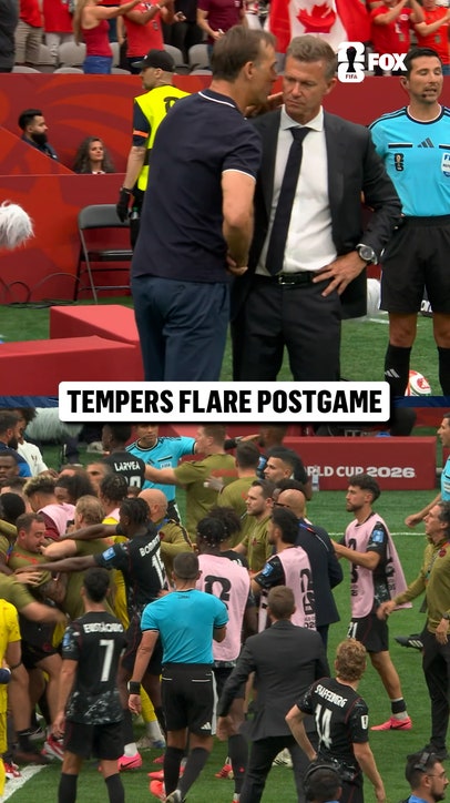 Tensions ran high after the match between Canada and Qatar