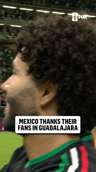 Mexico applaud the Guadalajara faithful after clinching the group 🇲🇽