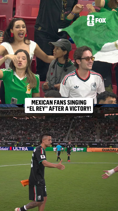 The Mexican faithful are belting out "El Rey" after a clinching a spot in the Round of 32