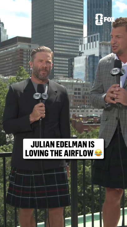 Scottish kilts might be @Edeleman11's new favorite fit