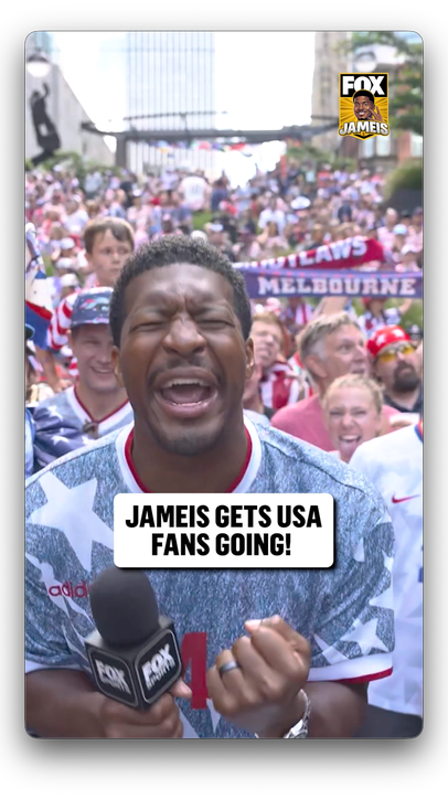 Jameis Winston has the USA fans ready to go in Seattle 🇺🇸 #JameisOnFOX