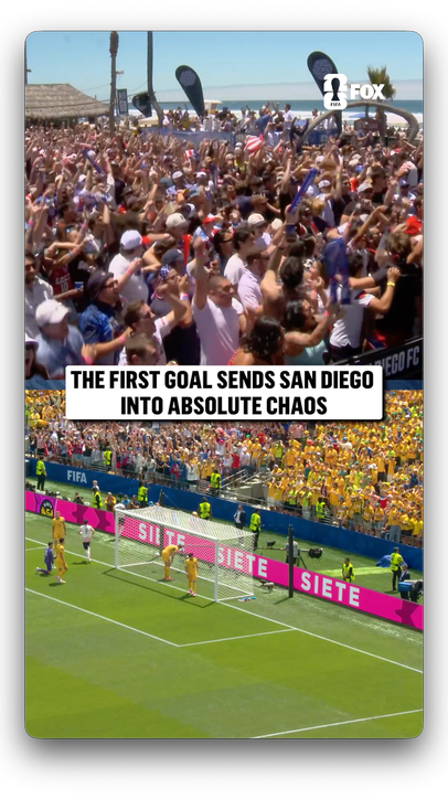San Diego ERUPTS after the @USMNT found the opener 🇺🇸