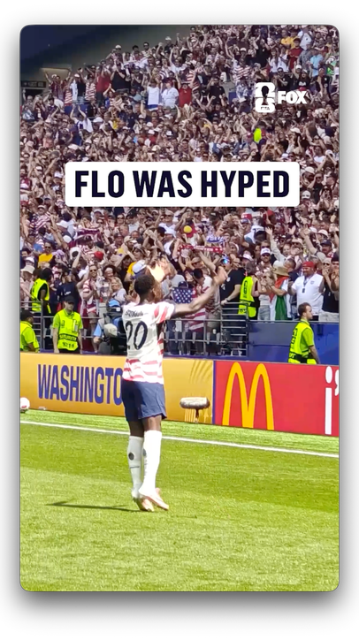 Balogun had the crowd in the palm of his hand 🇺🇸